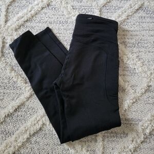 Athleta Women's Black Altitude Stash Tight In Polartec Power Stretch Legging